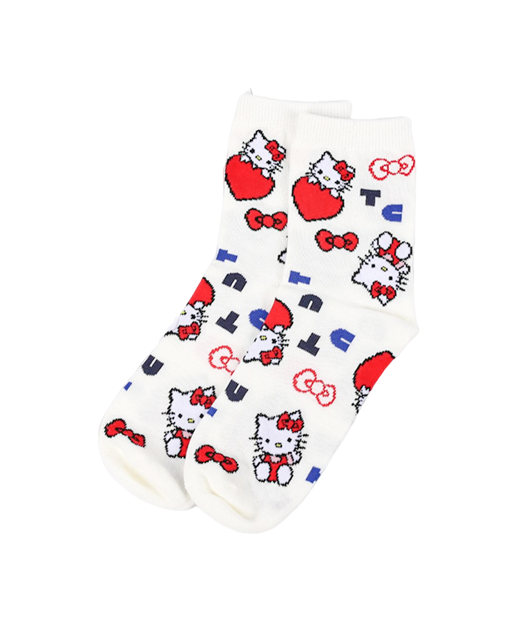 Calzini da donna in cotone a cartoni animati
