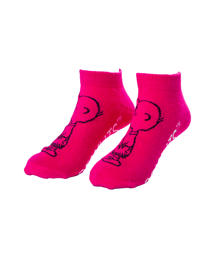 Calzini da barca da donna in cotone jacquard cartoon