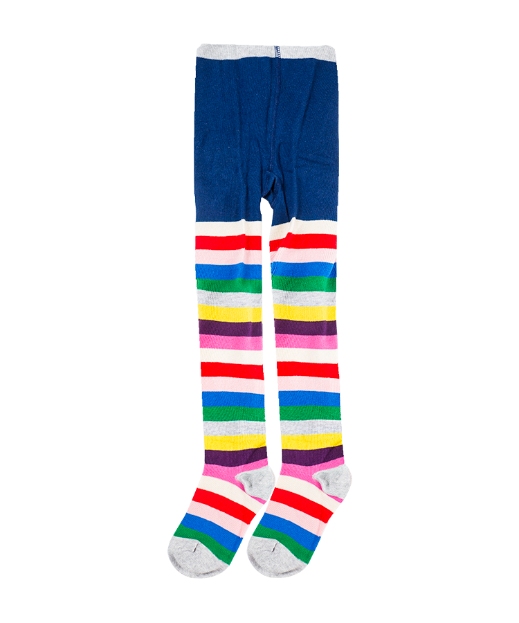 Collant per bambini Jacquard in cotone pettinato
