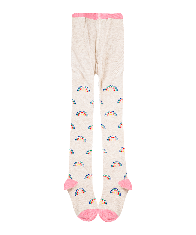 Collant per bambini Jacquard in cotone pettinato