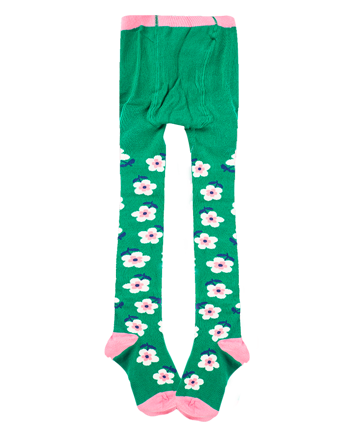 Collant per bambini Jacquard in cotone pettinato